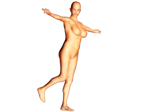 MakeHuman - my first render